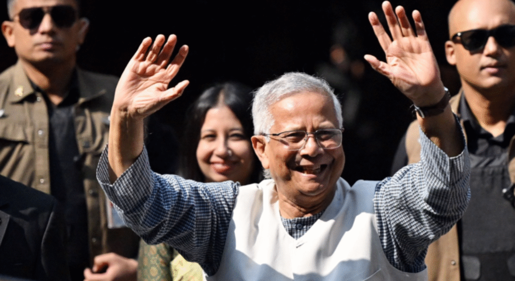 ভোট দিয়ে ‘ঈদ মোবারক’ বললেন মুহাম্মদ ইউনূস